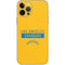 NFL Los Angeles Chargers Yellow Performance Series iPhone 12 Pro Skin